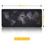 Tapis de Souris XXL<br> Carte du Monde - CrazyWorth