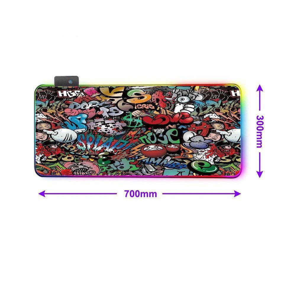 Tapis de Souris<br> RGB XXL Tag - CrazyWorth
