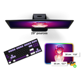Tapis de Souris Personnalisable RGB<br> 35x30 cm - CrazyWorth