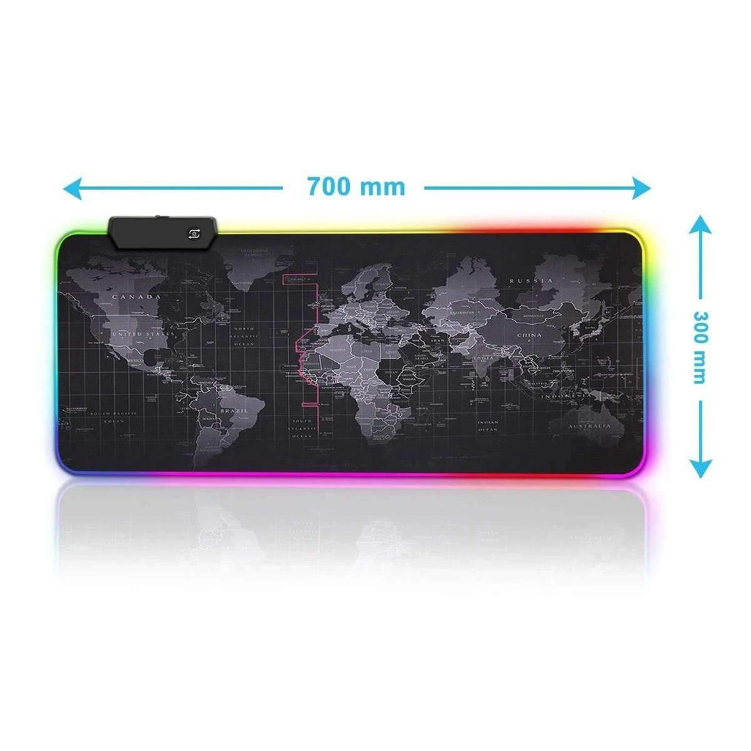 Tapis de Souris<br> RGB XXL Carte du Monde - CrazyWorth