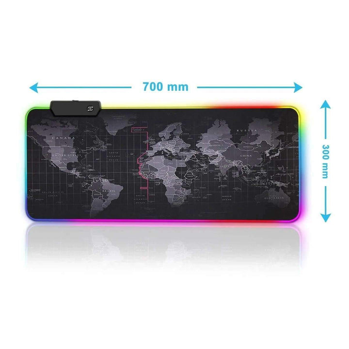 Tapis de Souris<br> RGB XXL Carte du Monde - CrazyWorth