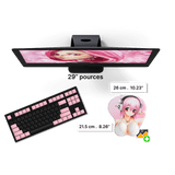 Tapis de souris personnalisable ergonomique<br> Sexy 3D - CrazyWorth