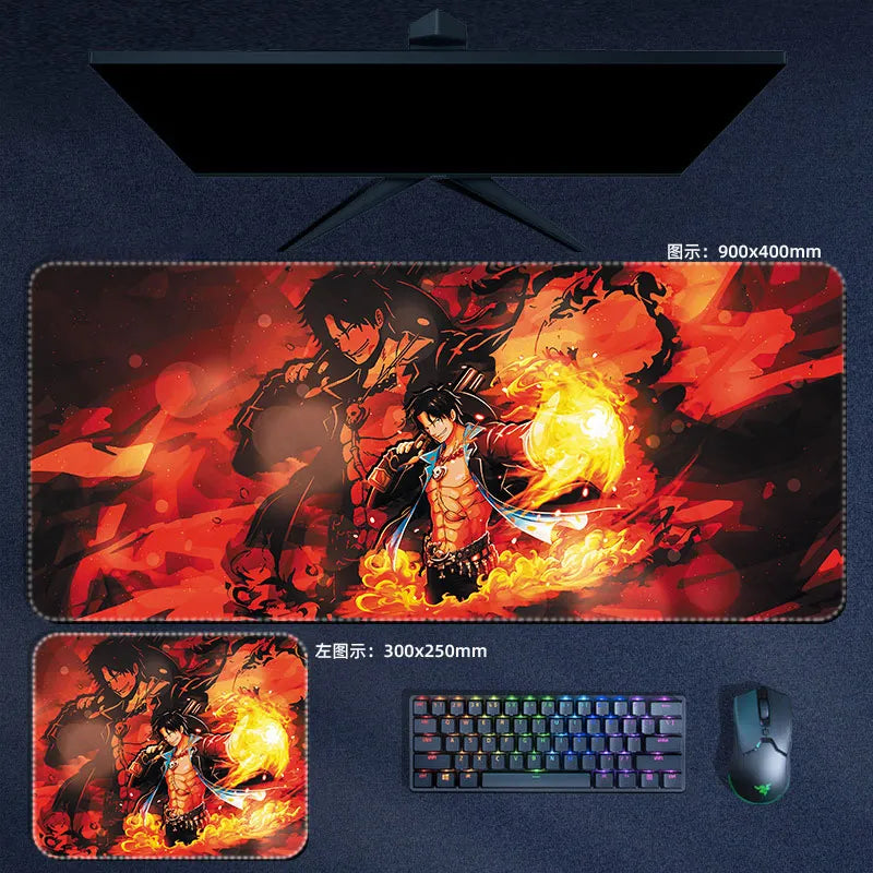 Tapis de souris one piece "Ace Fire" - CrazyWorth