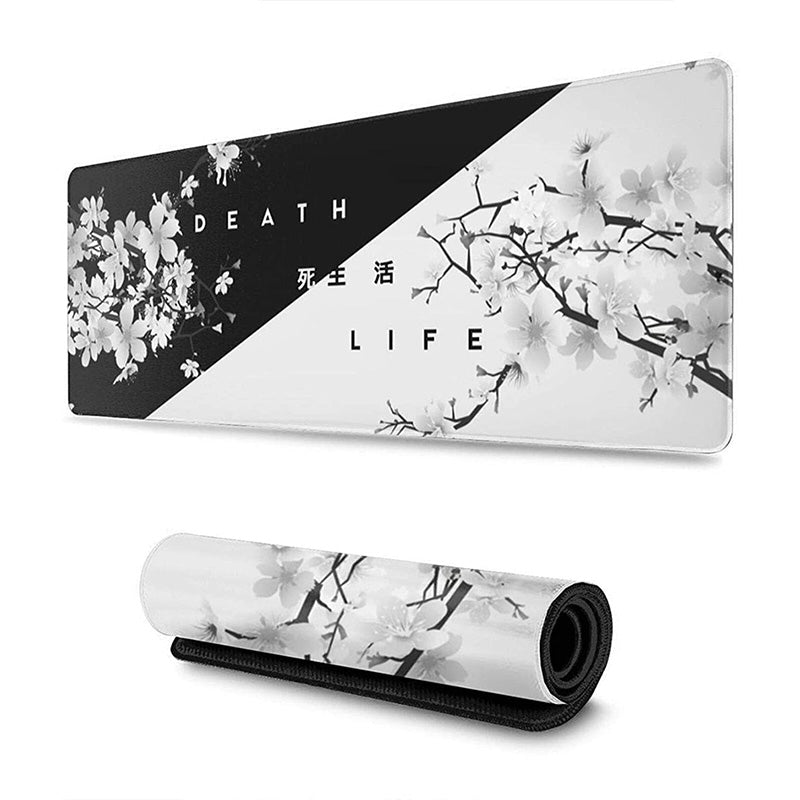 Tapis de souris XXL<br> "Death and Life" Fleur de cerisier - CrazyWorth
