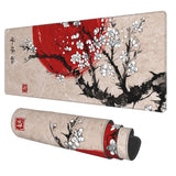 Tapis de souris XXL<br> Fleur de cerisier blanche - CrazyWorth