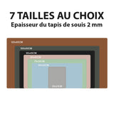 Tapis de souris XXL<br> cuir rose - CrazyWorth