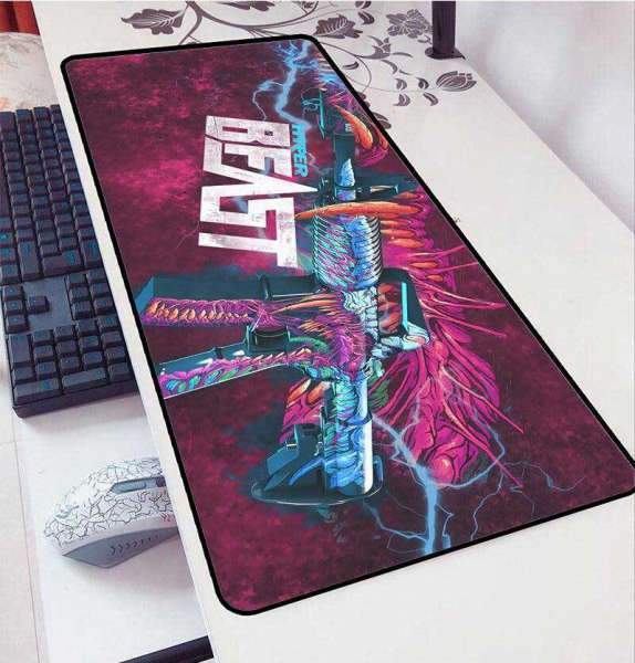Tapis de souris XXL<br> Arme CSGO M4 Super Monstre - CrazyWorth