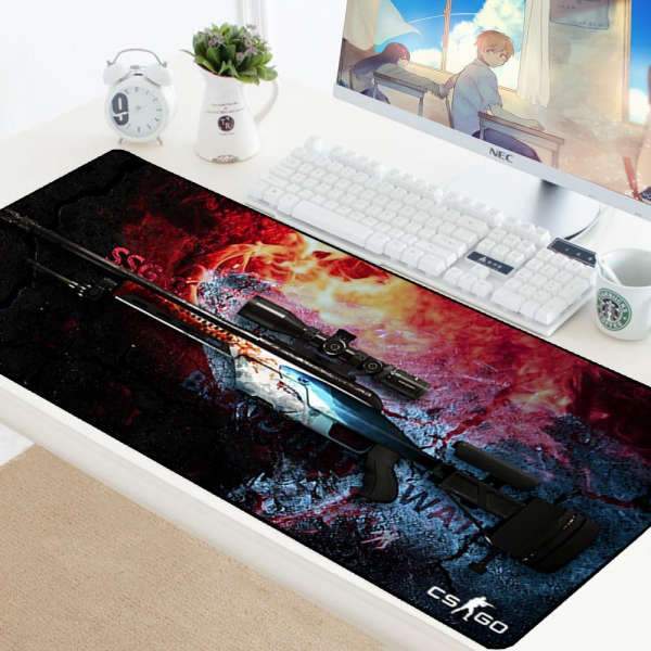 Tapis de souris XXL<br> Arme CSGO SSG 08 Eau Sanglante - CrazyWorth