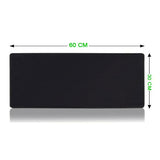 Tapis de souris noir 60x30 cm - CrazyWorth