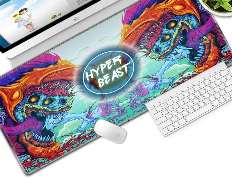 Tapis de Souris XXL<br> Duo Beast - CrazyWorth