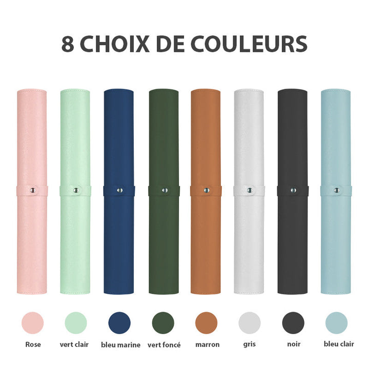 Tapis de souris XXL<br> cuir rose - CrazyWorth
