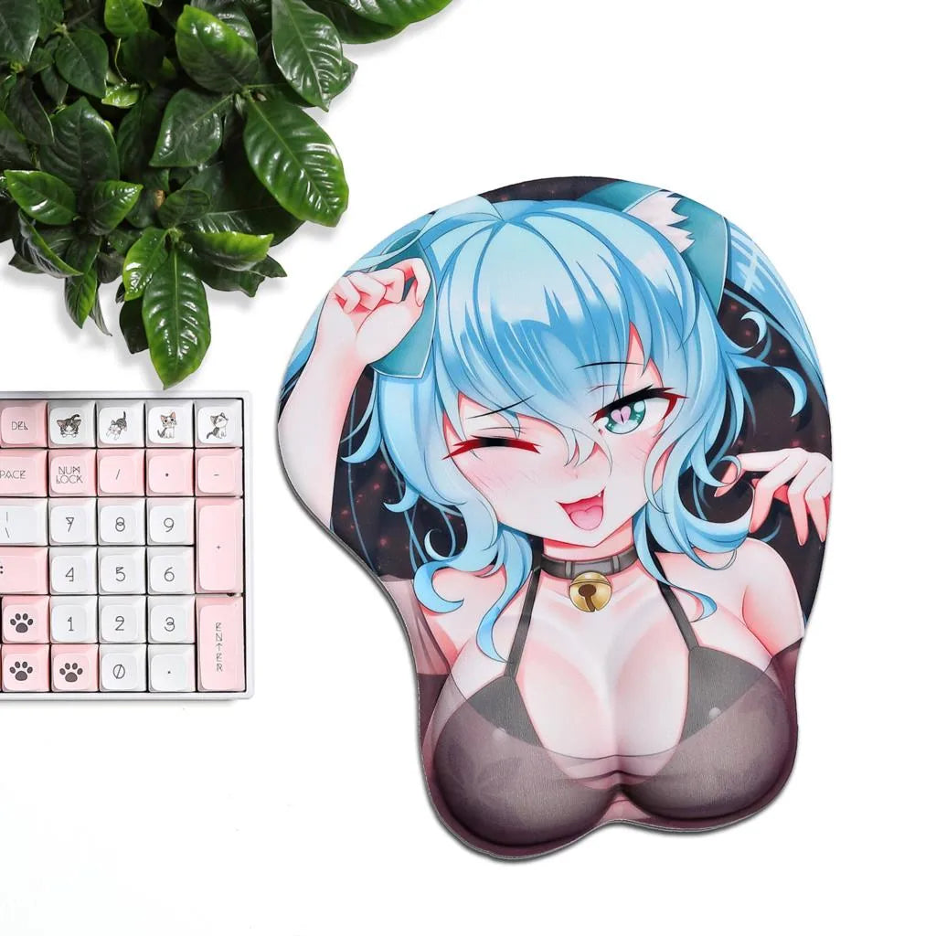 Tapis de souris seins Hatsune Miku clin d'œil - CrazyWorth